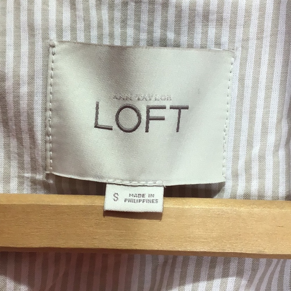 Loft Jacket Pumpkin Orange Pull Strings Nautical … - image 6